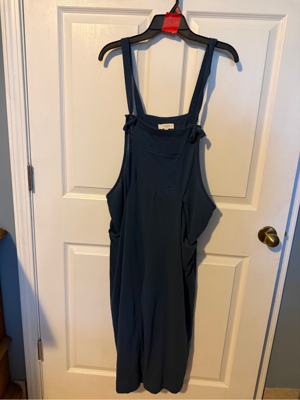 Umgee Deep Navy Jumpsuit with Knot Straps